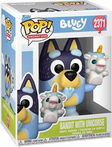 Giocattolo Funko POP Animation: Bluey - Bandit w/Unicourse Funko