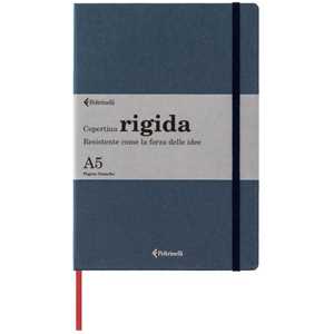 Cartoleria Taccuino Feltrinelli A5, a pagine bianche, copertina rigida, blu - 14,8 x 21 cm Feltrinelli
