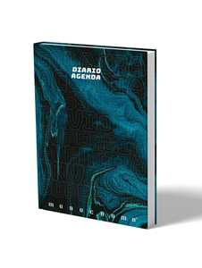 Cartoleria Diario Monocromo Sins Data Libera. Blu Monocromo