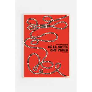 Idee regalo Poster. Parole Parole, Mina - 50 x 70 cm Ciao. Discoteca Italiana