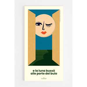 Idee regalo Poster. Loredana Bertè - E La Luna Bussò  - 30 x 59,4 cm Ciao. Discoteca Italiana