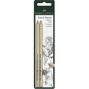 Cartoleria Blister con 2 matite con mina di gomma Perfection Faber-Castell