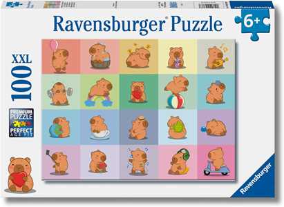 Giocattolo Puzzle Ravensburger Capibara XXL 100 pezzi Ravensburger