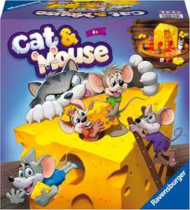 Giocattolo Ravensburger - Cat&Mouse, Gioco da Tavolo per Tutta la Famiglia, 2-4 Giocatori, 4+ Anni, Edizione in Italiano Ravensburger