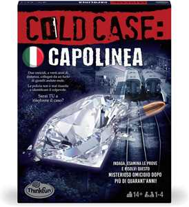 Giocattolo ThinkFun - Cold Case 4: Escape Room, Capolinea, Giochi da Tavolo Adulti e +14 anni, Gioco Investigativo ThinkFun