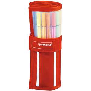 Cartoleria Pennarello Premium - STABILO Pen 68 - Rollerset con 30 Colori assortiti Stabilo