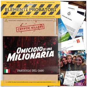 Giocattolo Omicidio di una Milionaria. Gioco investigativo Asmodee