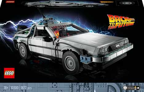 Giocattolo LEGO Icons (10300). Macchina del tempo Ritorno al futuro. Esclusiva LEGO