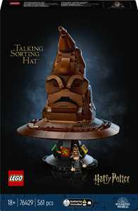 Giocattolo LEGO Harry Potter (76429). Cappello Parlante di Hogwarts con Stemma delle Case e 31 Suoni LEGO