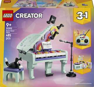 Giocattolo LEGO Creator (31392). Pianoforte decorativo con gatto LEGO