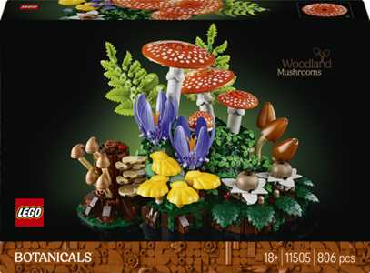 Giocattolo LEGO Botanicals (11505). Funghi del bosco LEGO