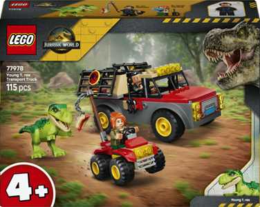 Giocattolo LEGO Jurassic World (77978). Camion da trasporto per il giovane T. rex LEGO
