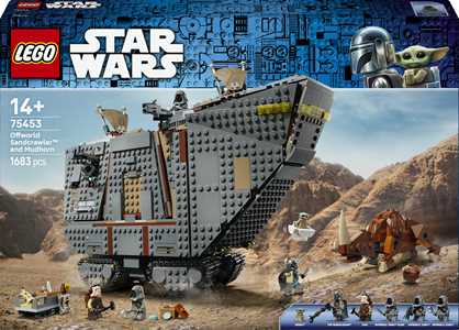 Giocattolo LEGO Star Wars (75453). Sandcrawler e Mudhorn Offworld LEGO