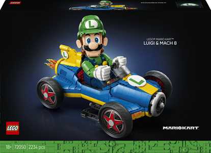 Giocattolo LEGO (72050). Super Mario Mario Kart: Luigi e Mach 8 LEGO