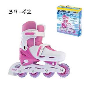 Giocattolo Pattini In Line Easy Roller 39 42 Regolabili Rosa Sport One