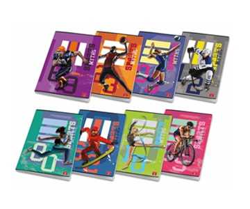 Cartoleria Quaderno Pigna Maxi Sports Myths 42 fogli. Righe di 3ª elementare Pigna