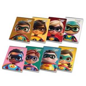 Cartoleria Quaderno Maxi Pigna Power Kids 42 fogli. Righe con margine, 4ª e 5ª elementare Pigna