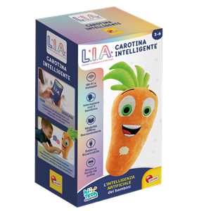 Giocattolo Hi Tech Educativo L.I.A. Carotina Intelligente Lisciani