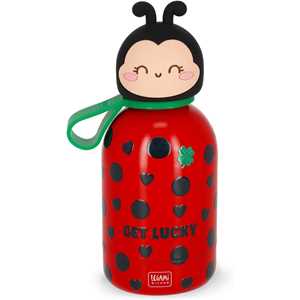 Idee regalo Legami - Borraccia Termica per Bambini Hot&Cold BFF, Ladybug, in Inox 18/8 a Doppio Strato con Chiusura ermetica Legami