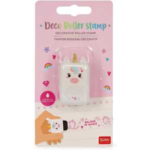 Cartoleria Legami - Timbro Decorativo a Rullo - Unicorn - Roller Stamp Legami