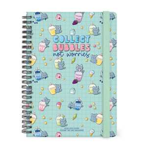 Cartoleria Agenda 16 mesi 2027 settimanale spiralata Legami Large Kitty Bubble Tea Legami