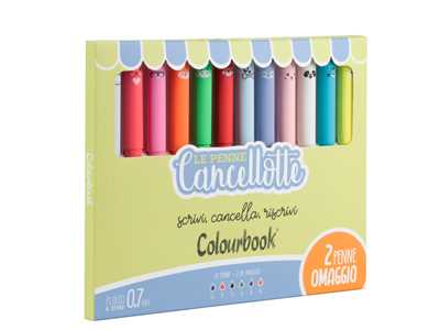 Cartoleria Set Penna Cancellotta Pz.10+2 Omaggio - Singolo Colourbook