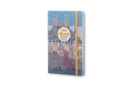 Cartoleria Taccuino Moleskine I Am Milan Limited Edition large a righe Moleskine