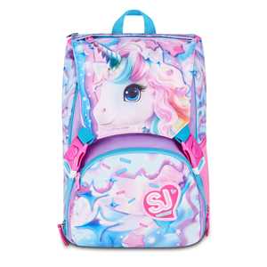 Cartoleria Zaino Sdopp.Big Sj Gang Glow Led Unicorn Girl / Zaino Sdopp. Sj Gang