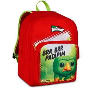 Cartoleria Zaino Scuola Brr Brr Patapim Skifidol Italian Brainrot Skifidol