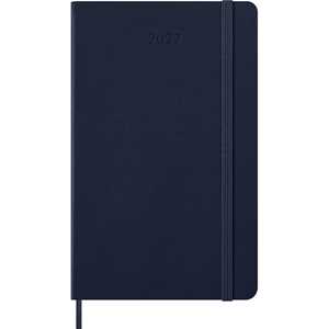 Cartoleria Agenda Moleskine 12 mesi giornaliera large blu rigida Moleskine