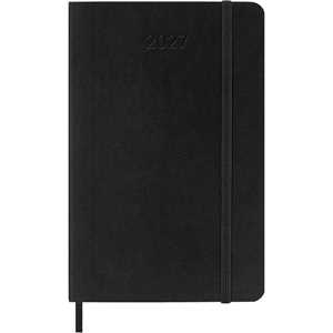 Cartoleria Agenda Moleskine 2027 12 mesi giornaliera pocket nera morbida Moleskine