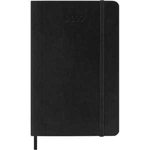 Cartoleria Agenda Moleskine 2027 12 mesi settimanale orizzontale pocket nera morbida Moleskine