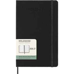 Cartoleria Agenda Moleskine 18 mesi settimanale notebook large nera rigida Moleskine