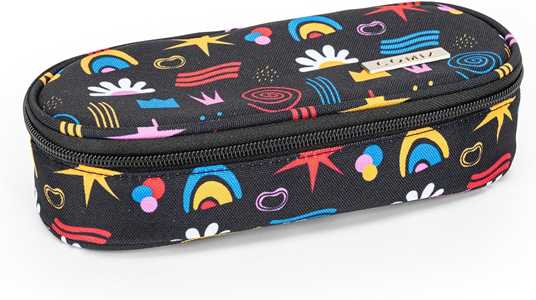Cartoleria Astuccio Ovale Organizzato Comix Allover Doodle Comix