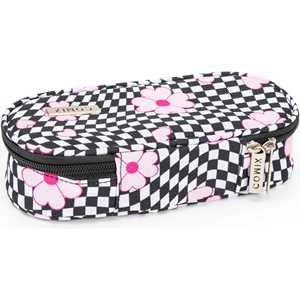 Cartoleria Astuccio Ovale Organizzato Comix Allover Flower Check Comix