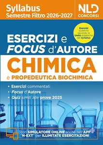 Libro Test medicina semestre filtro Chimica. Manuale con esercizi e focus 2026 in linea con il Syllabus. Nuova ediz. Con software di simulazione 